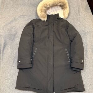 Ralph Lauren Winter Parka with Fur Trim and Sherpa lined Hat Size XL